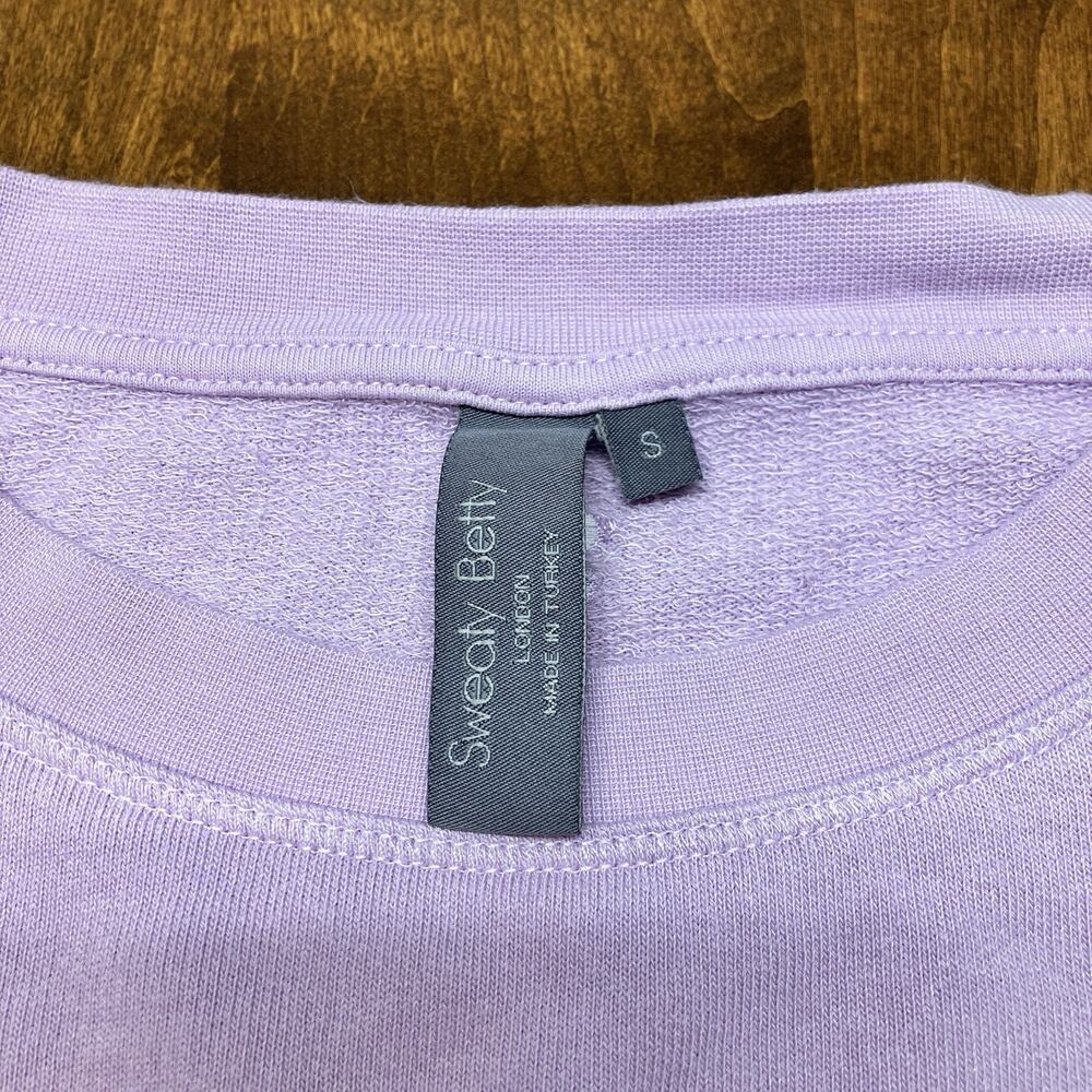 Sweaty Betty Lavender Sweatshirt - Picture 3 of 10